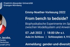 Emmy-Noether-Vorlesung 2022 in Erlangen